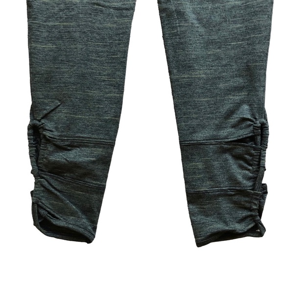 Free People Movement Green Heather Yoga Leggings Size Large - Picture 8 of 12